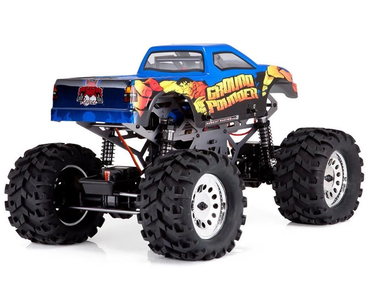 Redcat Ground Pounder 1/10 Electric RTR Monster Truck (Blue) 5 Redcat Ground Pounder 1/10 Electric RTR Monster Truck (Blue) - Image 5