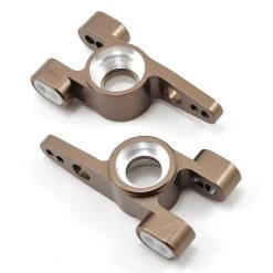 Redcat Aluminum Rear Hub Carrier Set (Gun Metal) (2)