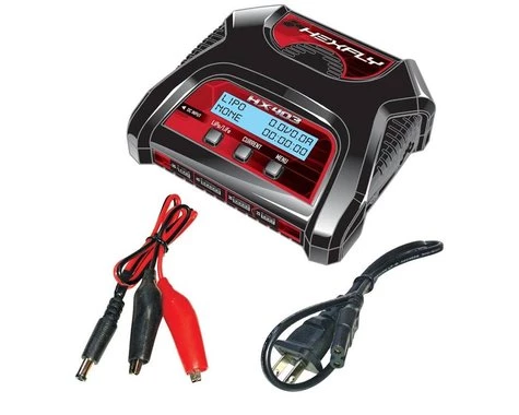 Redcat Hexfly HX-403 Dual Port AC/DC LiPo/LiFe Battery Charger 1 Redcat Hexfly HX-403 Dual Port AC/DC LiPo/LiFe Battery Charger