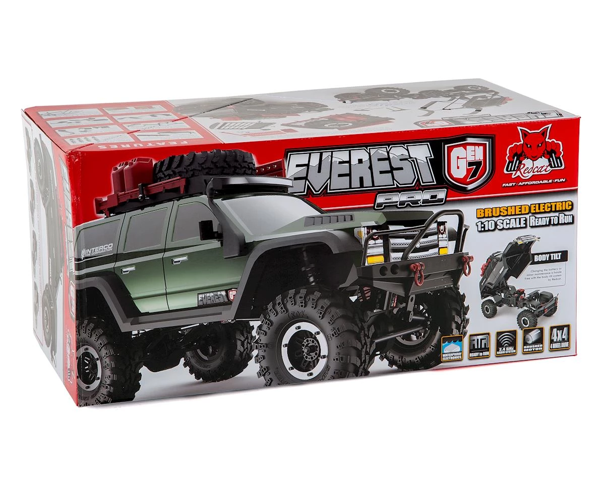 Redcat Everest Gen7 PRO 1/10 4WD RTR Scale Rock Crawler w/2.4GHz Radio (Black) 6 Redcat Everest Gen7 PRO 1/10 4WD RTR Scale Rock Crawler w/2.4GHz Radio (Black) - Image 6