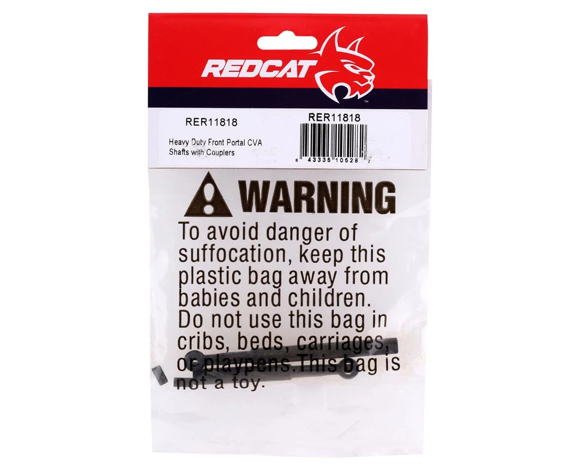 Redcat Heavy Duty Front Portal CVA Shafts w/Couplers 2 Redcat Heavy Duty Front Portal CVA Shafts w/Couplers - Image 2