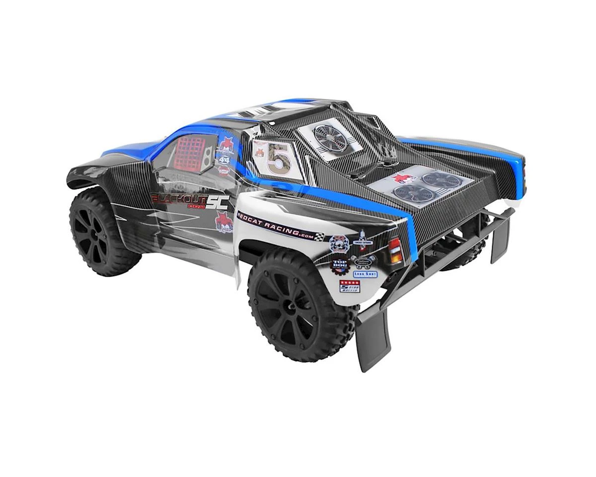 Redcat Blackout SC Pro 1/10 RTR 4WD Short Course Truck w/2.4GHz Radio (Blue) 2 Redcat Blackout SC Pro 1/10 RTR 4WD Short Course Truck w/2.4GHz Radio (Blue) - Image 2