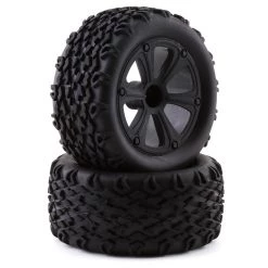 Redcat Blackout Pre-Mounted Tires (2)